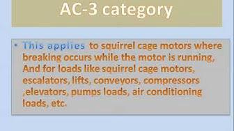 'Video thumbnail for Contactors utelization category AC3 and AC1 - Two Minutes Electrics'