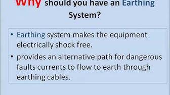 'Video thumbnail for earthing system importance in electrical systems'